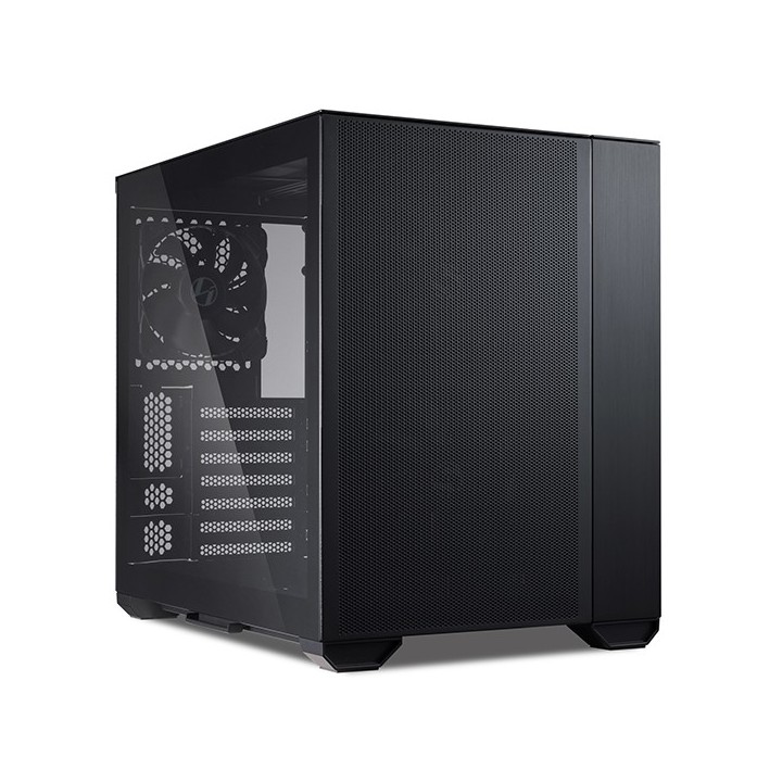 LIAN LI O11 Air Mini – Boîtier compact en verre trempé à fort débit d'air