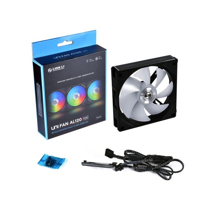 LIAN LI UNI FAN AL – Ventilateurs ARGB 120 mm en daisy-chain