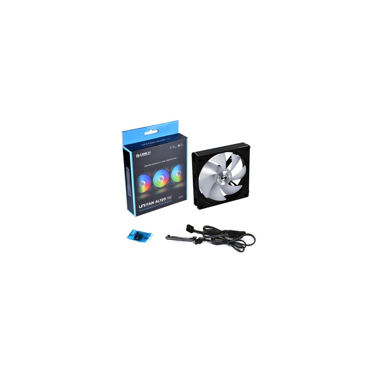 LIAN LI UNI FAN AL – Ventilateurs ARGB 120 mm en daisy-chain