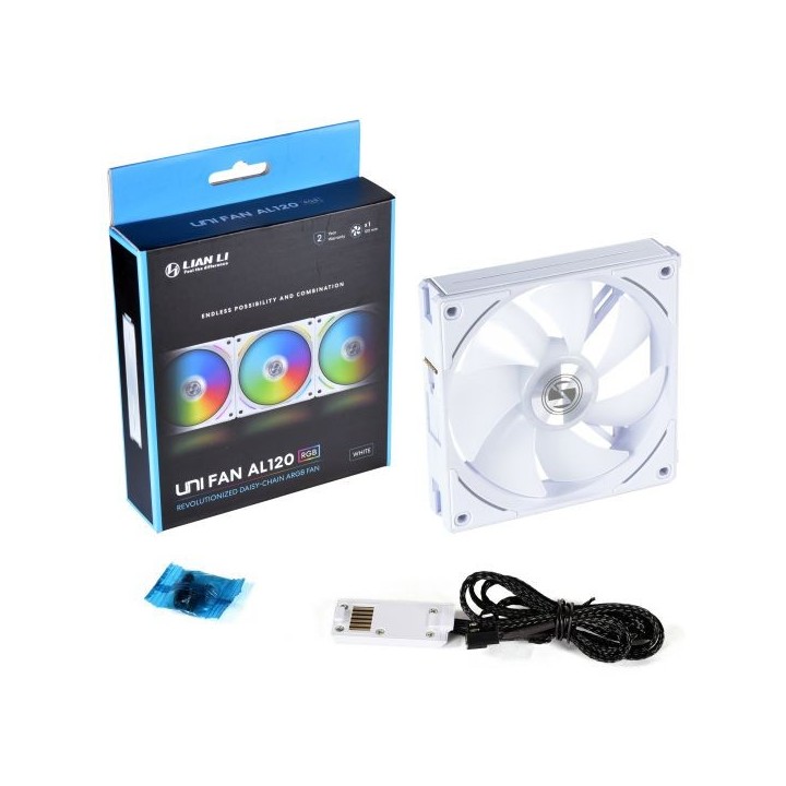 LIAN LI UNI FAN AL – Ventilateurs ARGB 120 mm en daisy-chain