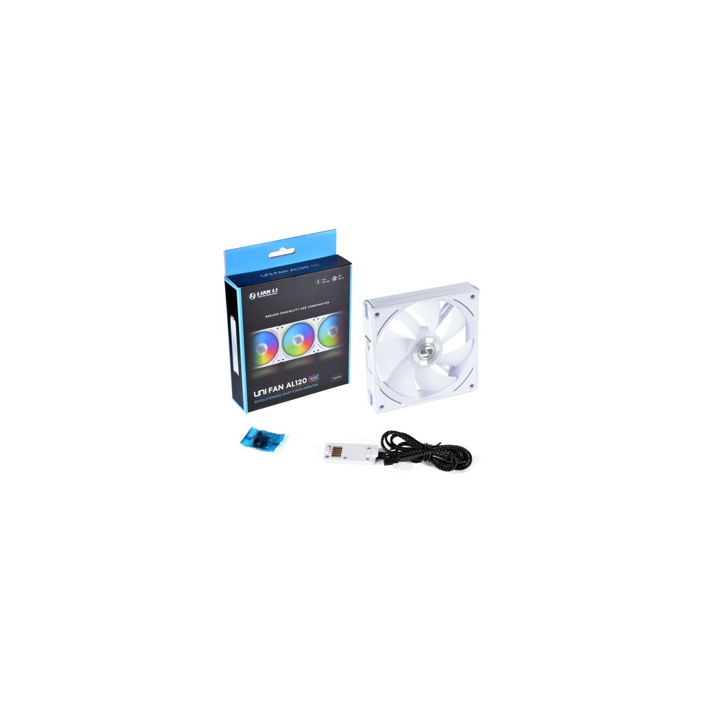 LIAN LI UNI FAN AL – Ventilateurs ARGB 120 mm en daisy-chain
