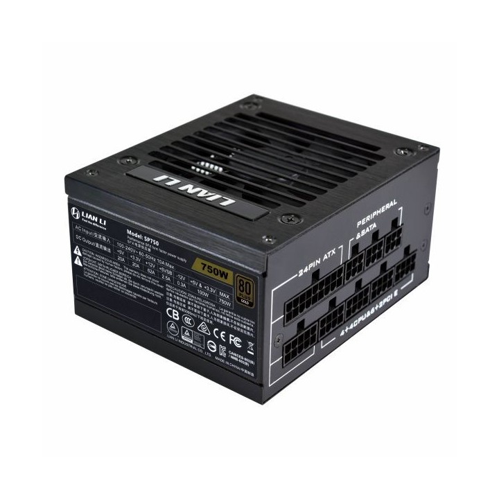 LIAN LI SP750 – Alimentation SFX 750 W 80 PLUS Gold entièrement modulaire