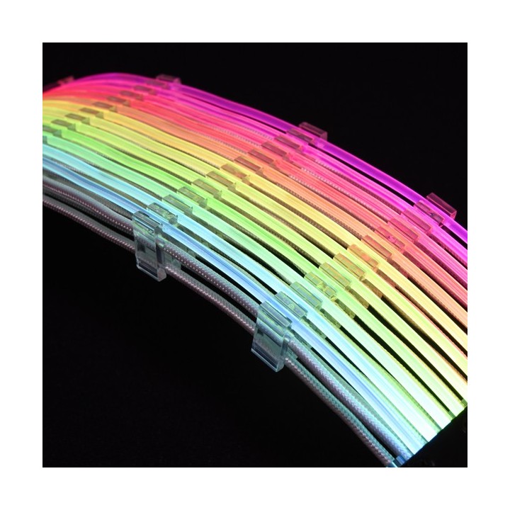 LIAN LI Strimer 24-Pin – Câble d'extension RGB 24 broches pour alimentation