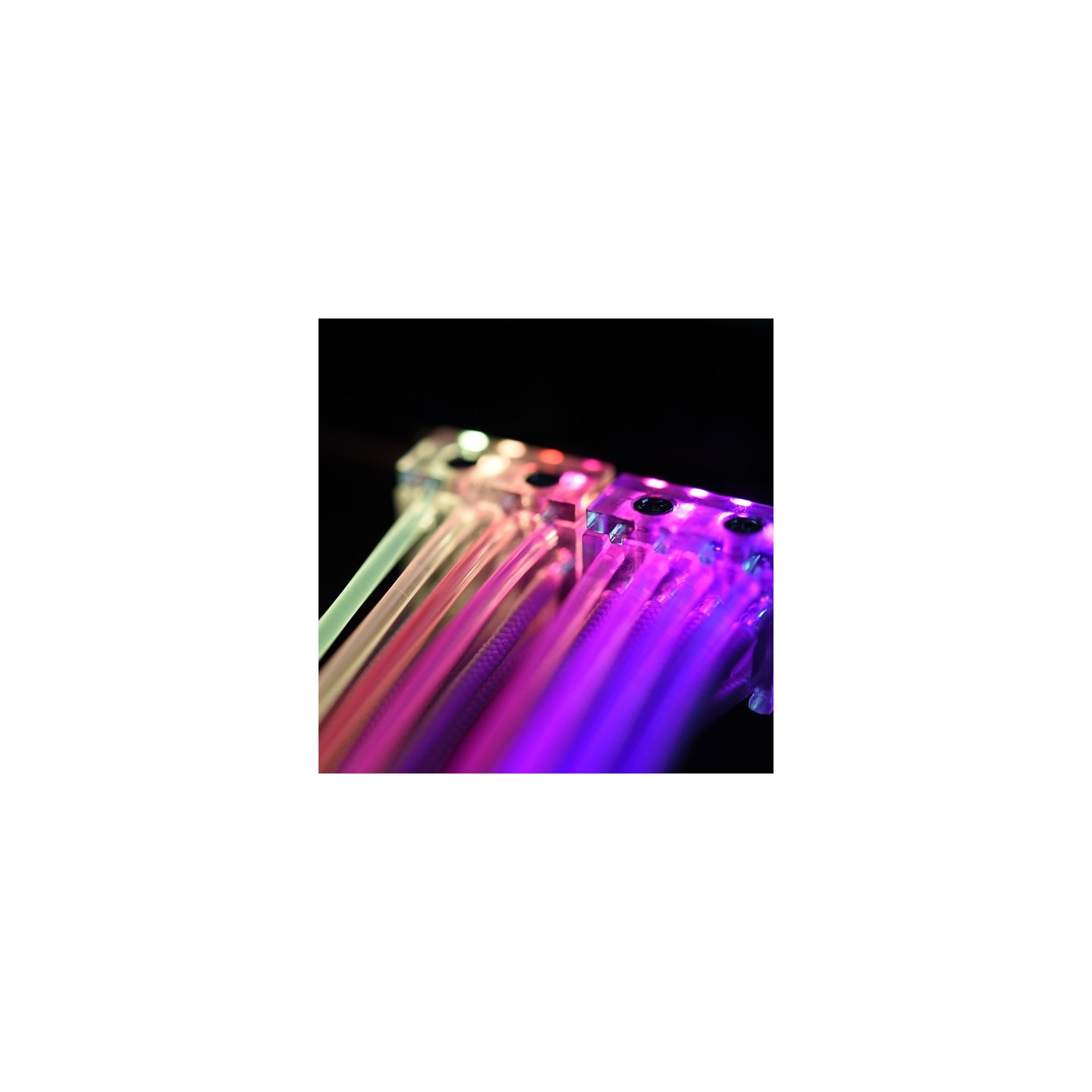 LIAN LI Strimer 8-Pin – Câble d'extension RGB 8 broches (6+2) pour carte graphique