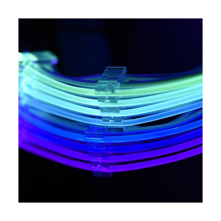 LIAN LI Strimer 8-Pin – Câble d'extension RGB 8 broches (6+2) pour carte graphique