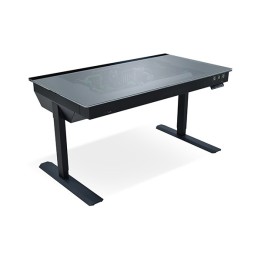 LIAN LI DK-05F & DK-04F – Bureau PC en aluminium réglable en hauteur