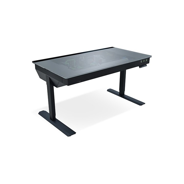 LIAN LI DK-05F & DK-04F – Bureau PC en aluminium réglable en hauteur