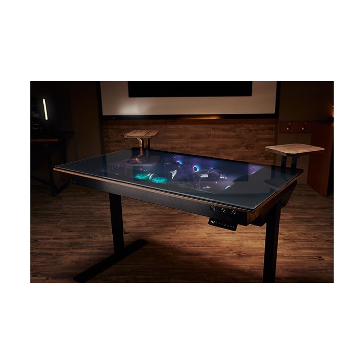 LIAN LI DK-05F & DK-04F – Bureau PC en aluminium réglable en hauteur