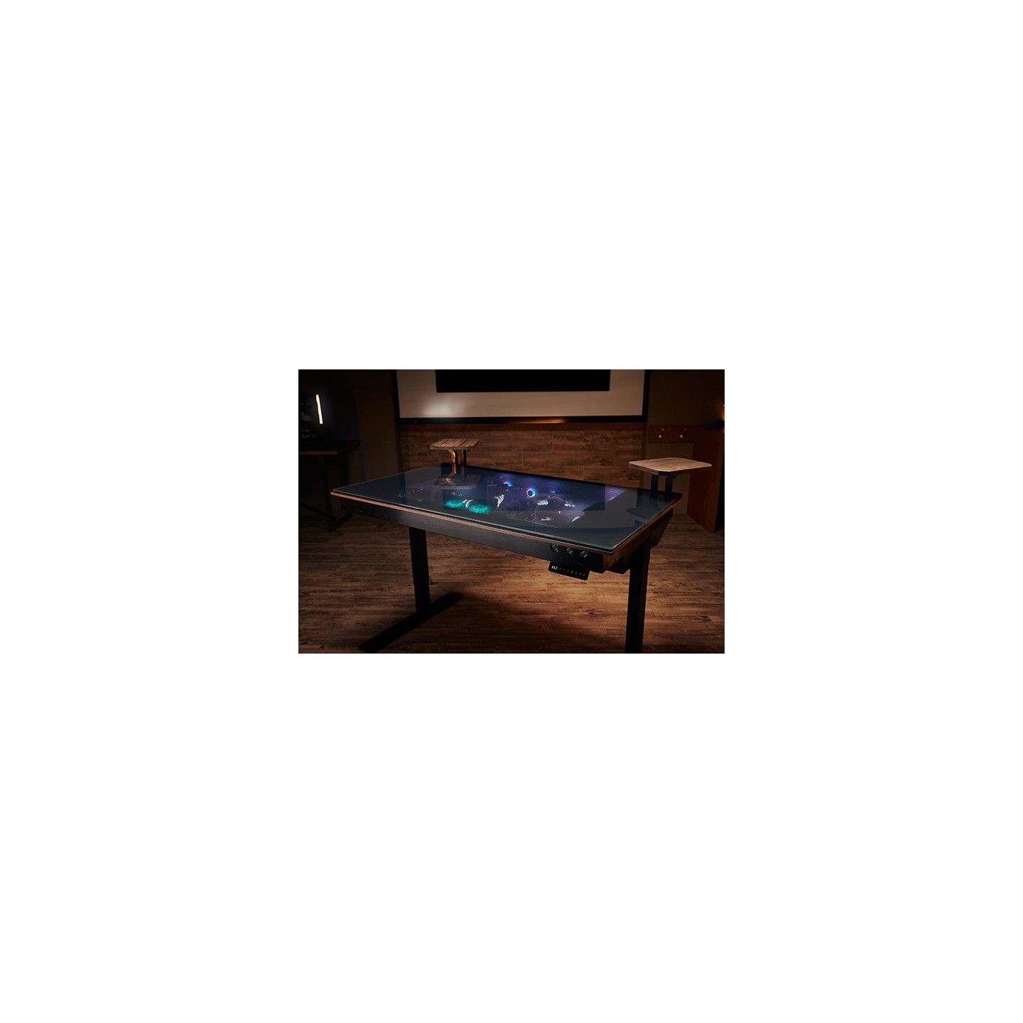 LIAN LI DK-05F & DK-04F – Bureau PC en aluminium réglable en hauteur