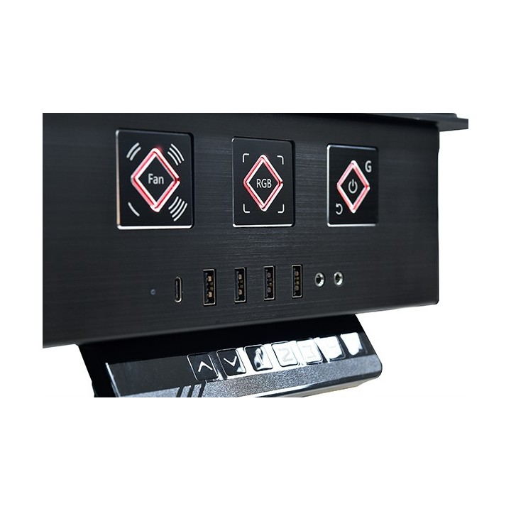 LIAN LI DK-05F & DK-04F – Bureau PC en aluminium réglable en hauteur