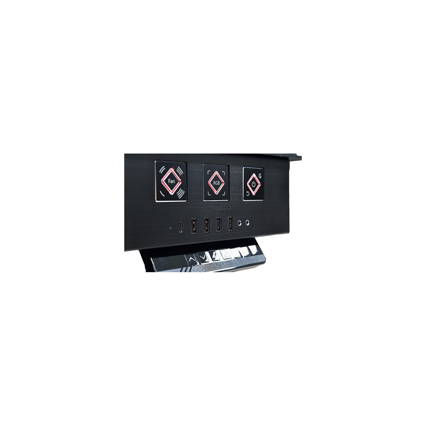 LIAN LI DK-05F & DK-04F – Bureau PC en aluminium réglable en hauteur