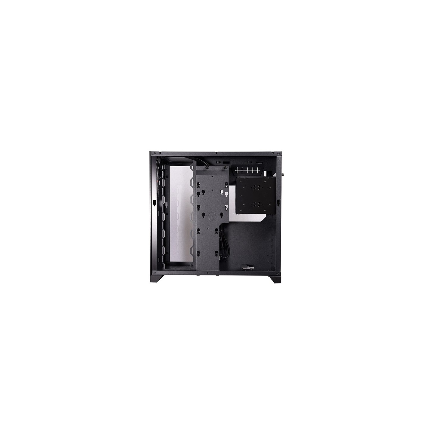LIAN LI O11 Dynamic – Boîtier moyen tour double chambre en verre trempé
