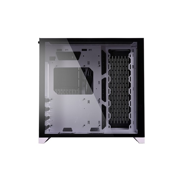LIAN LI O11 Dynamic – Boîtier moyen tour double chambre en verre trempé