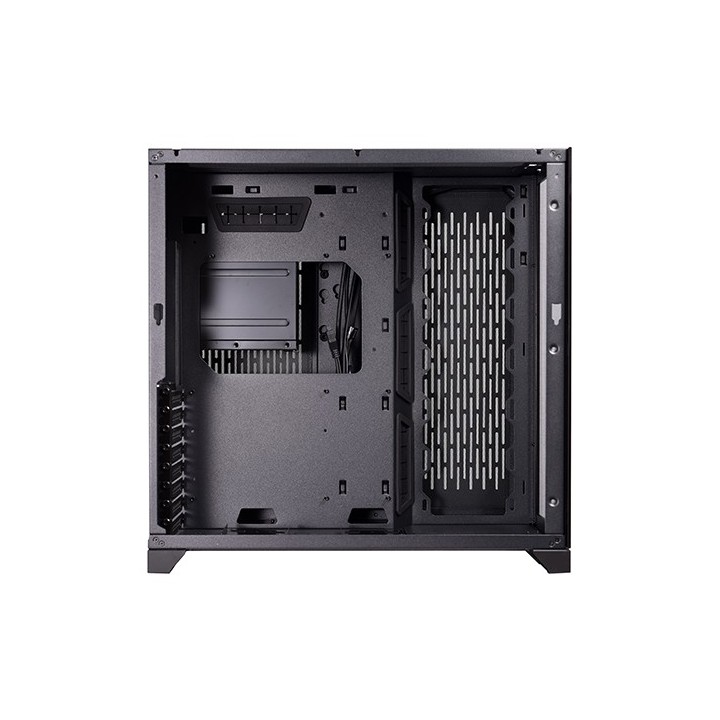 LIAN LI O11 Dynamic – Boîtier moyen tour double chambre en verre trempé