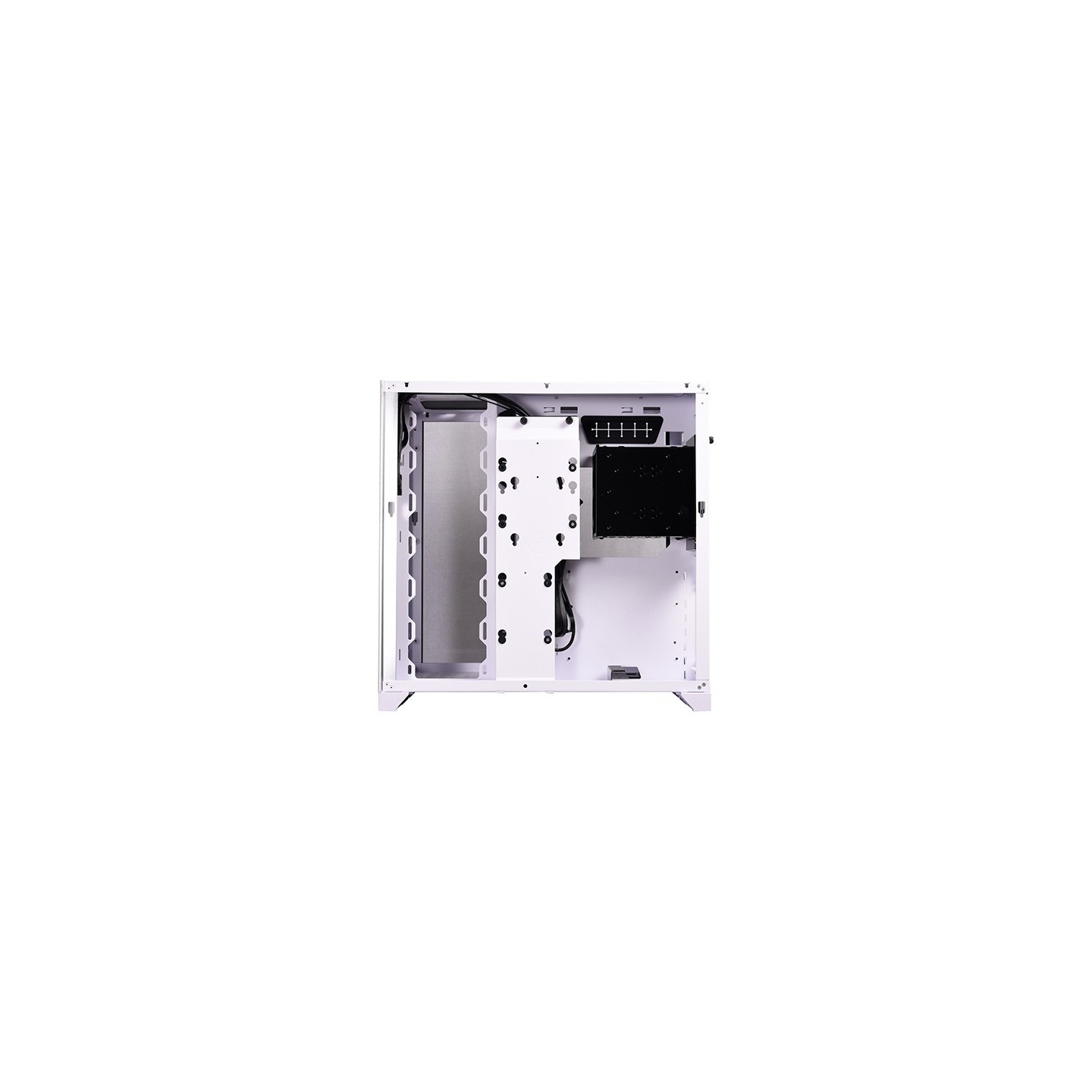 LIAN LI O11 Dynamic – Boîtier moyen tour double chambre en verre trempé