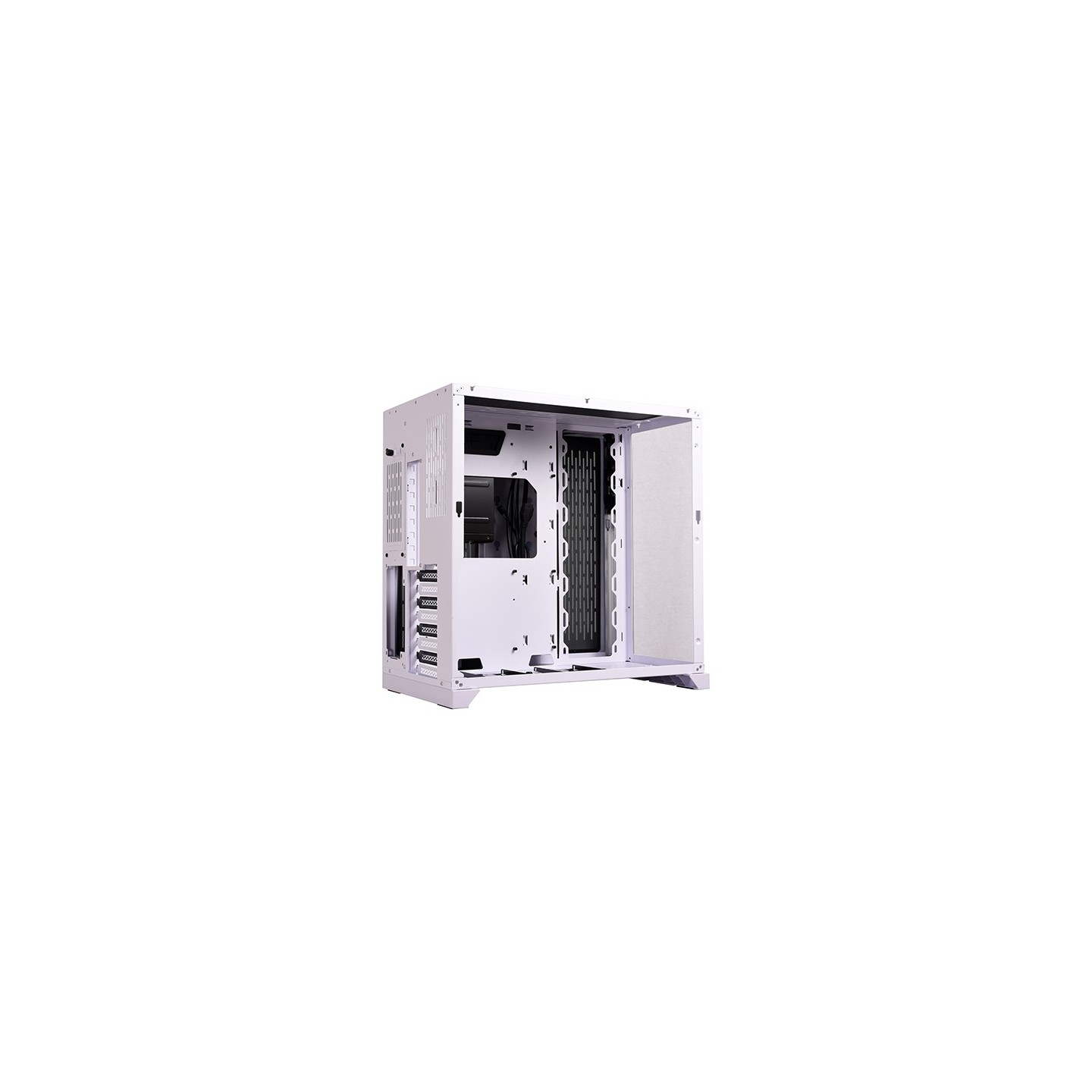 LIAN LI O11 Dynamic – Boîtier moyen tour double chambre en verre trempé