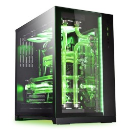 LIAN LI O11 Dynamic Razer Edition – Boîtier moyen tour en verre trempé RGB