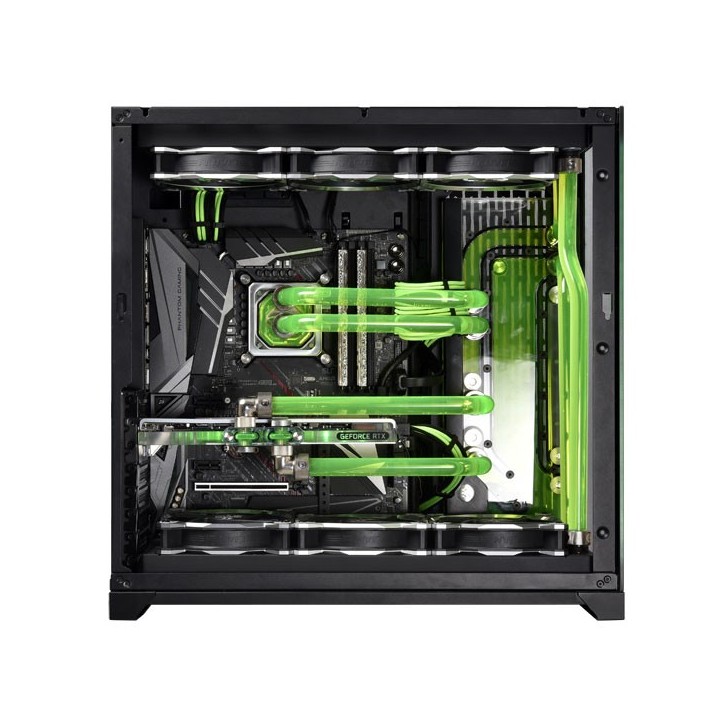 LIAN LI O11 Dynamic Razer Edition – Boîtier moyen tour en verre trempé RGB