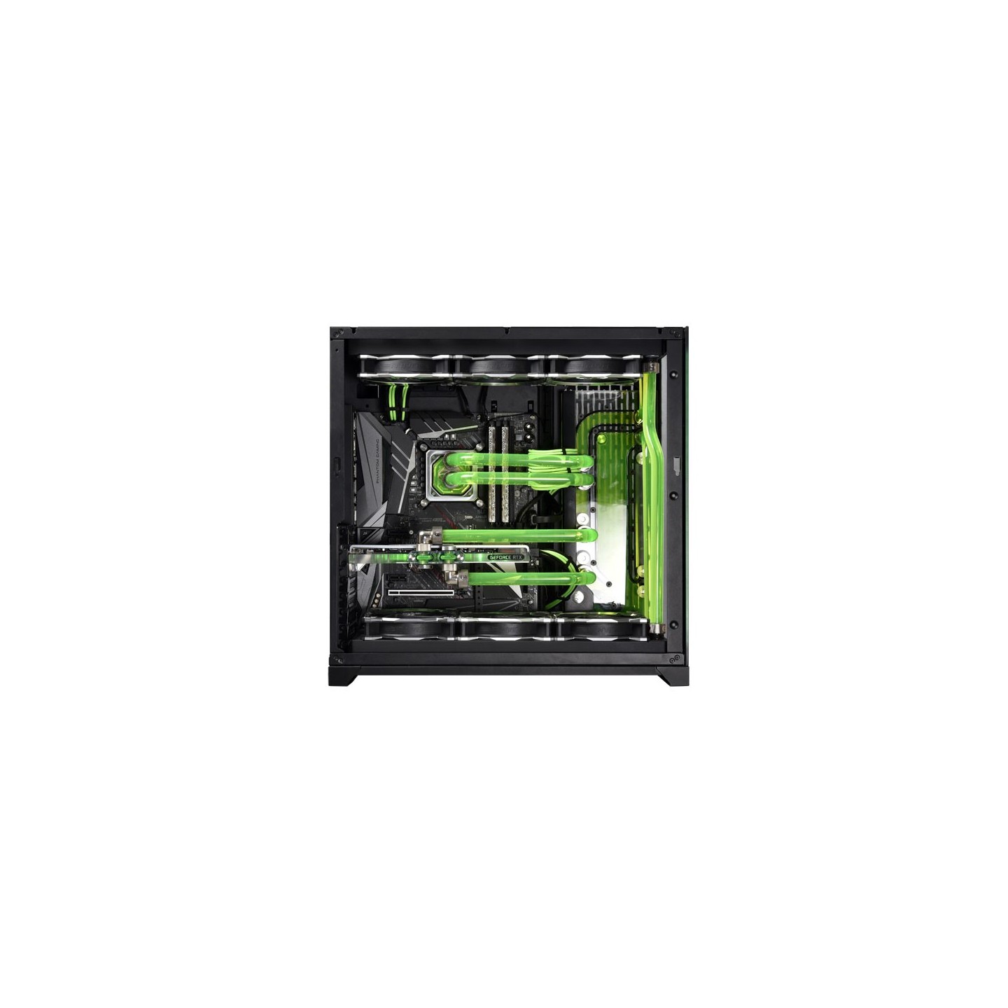 LIAN LI O11 Dynamic Razer Edition – Boîtier moyen tour en verre trempé RGB