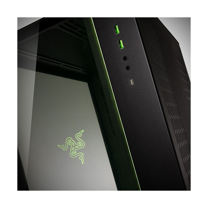 LIAN LI O11 Dynamic Razer Edition – Boîtier moyen tour en verre trempé RGB