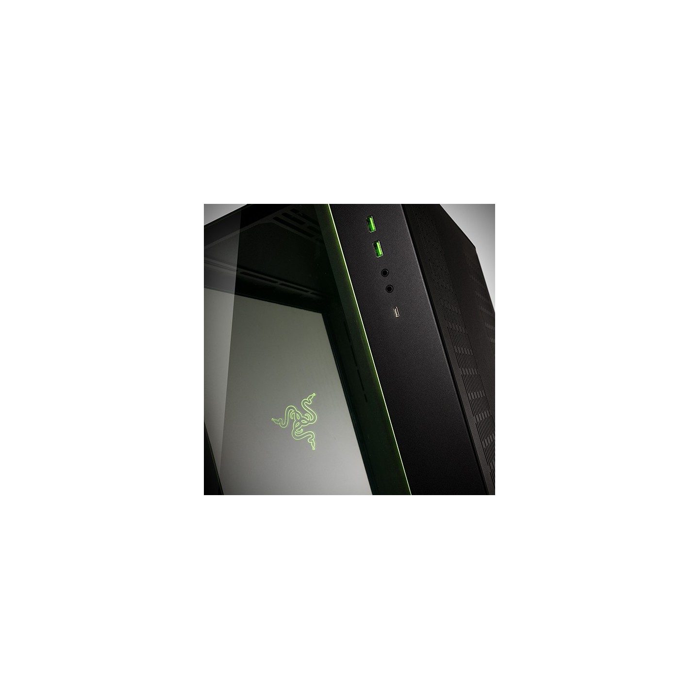 LIAN LI O11 Dynamic Razer Edition – Boîtier moyen tour en verre trempé RGB