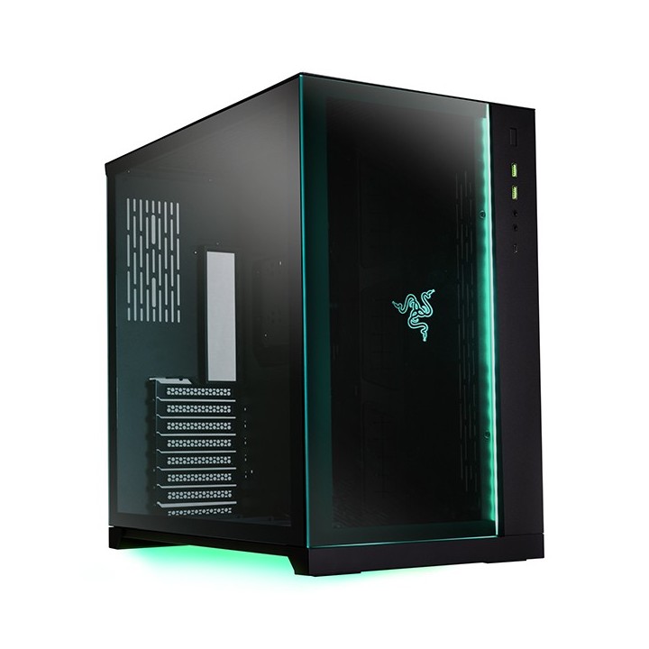LIAN LI O11 Dynamic Razer Edition – Boîtier moyen tour en verre trempé RGB
