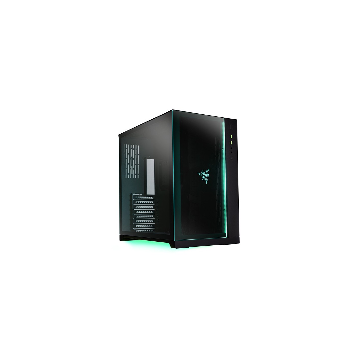 LIAN LI O11 Dynamic Razer Edition – Boîtier moyen tour en verre trempé RGB
