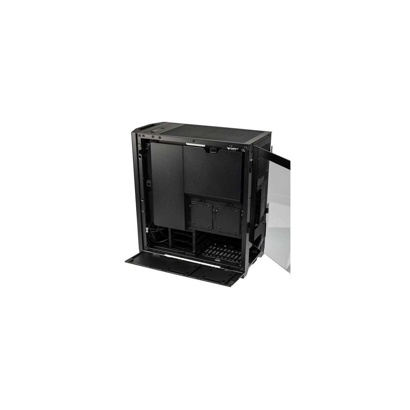 LIAN LI LANCOOL II – Boîtier moyen tour en verre trempé à panneaux articulés
