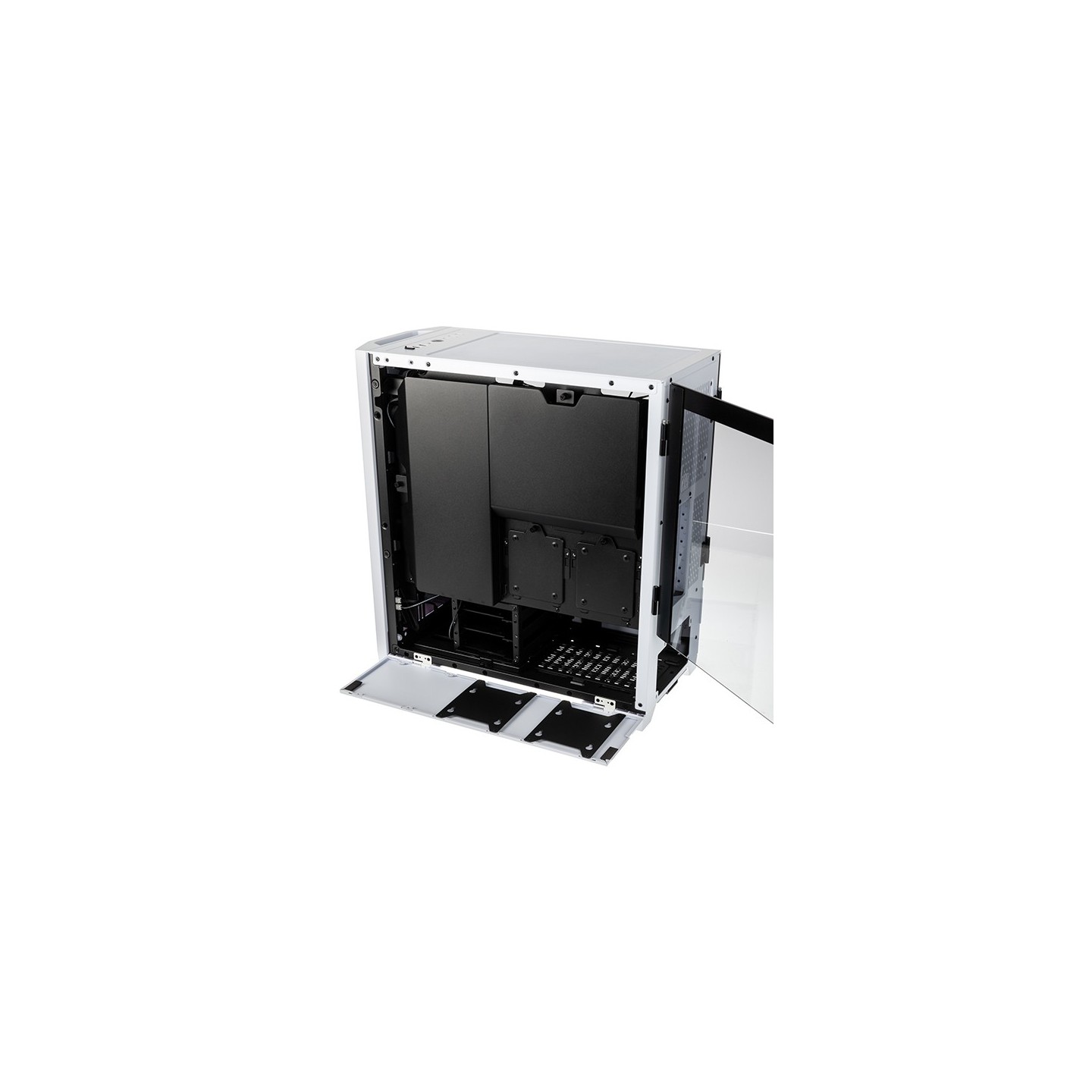 LIAN LI LANCOOL II – Boîtier moyen tour en verre trempé à panneaux articulés