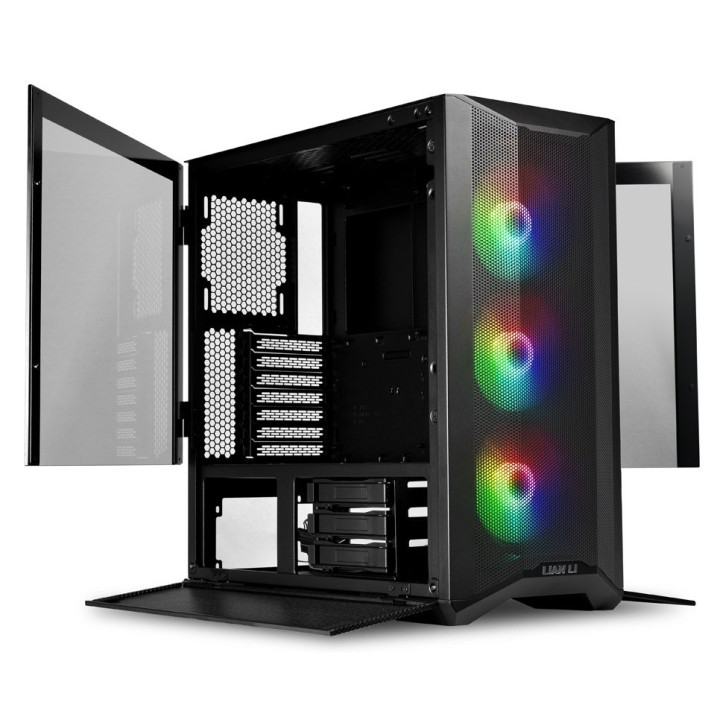 LIAN LI LANCOOL II MESH RGB – Boîtier moyen tour à façade maillée et ventilateurs ARGB