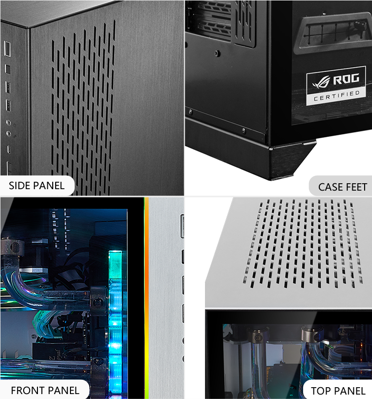 Éclairage RGB synchronisé et ARGB adressable en façade