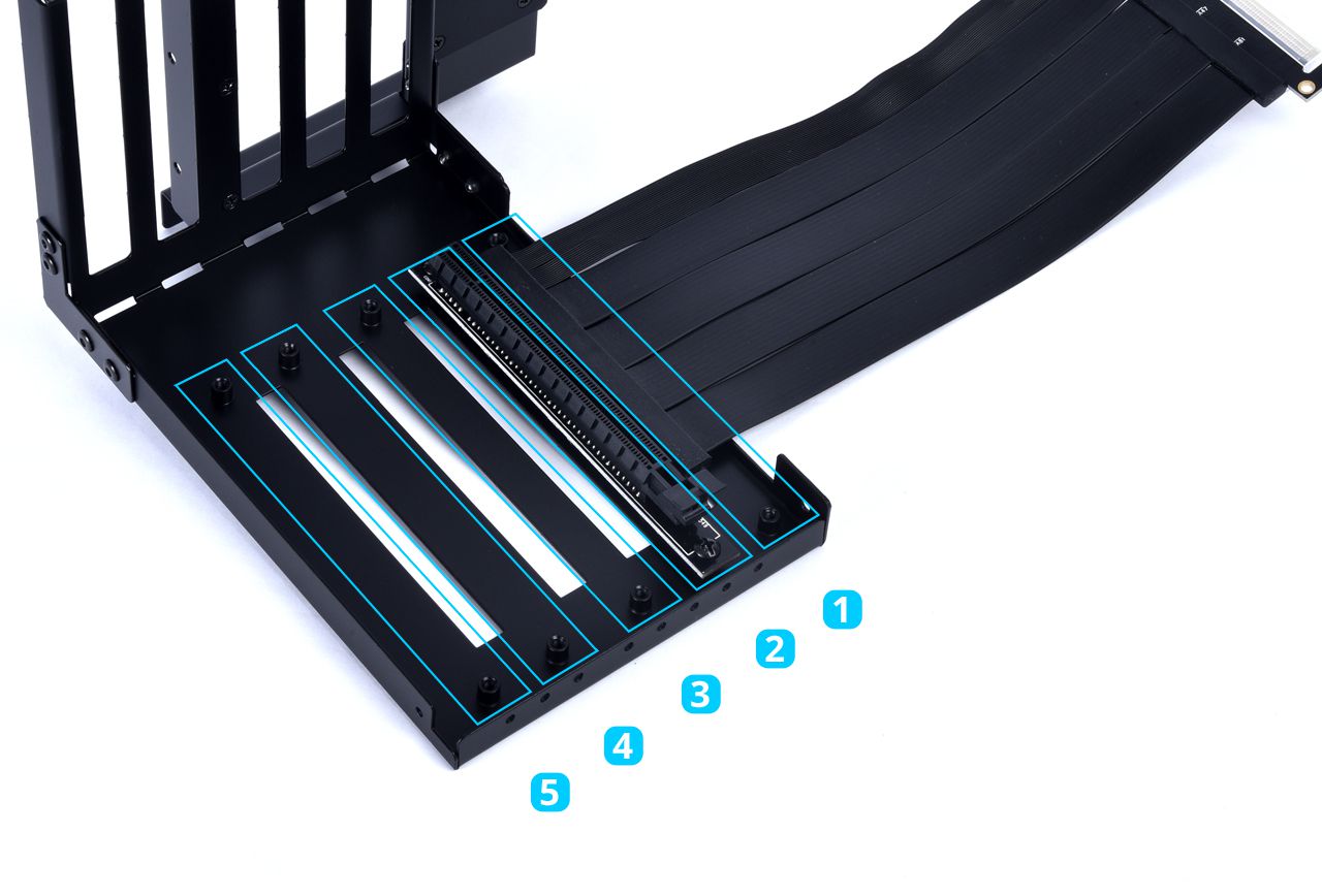 5 emplacements pour plus d'options d'installation