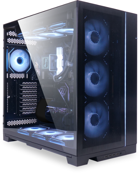 Flux d'air direct vers le GPU vertical