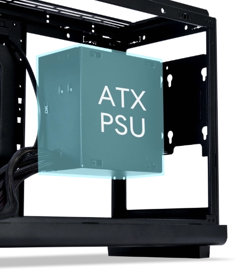 Support de décalage pour alimentation ATX