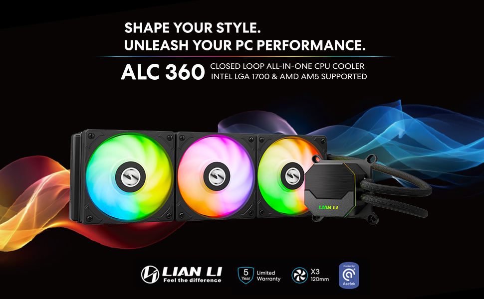 Watercooling AIO tout-en-un LIAN LI ALC 360