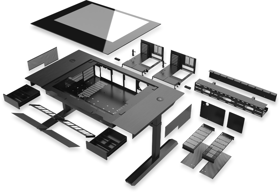 Grande modularité pour tous les composants