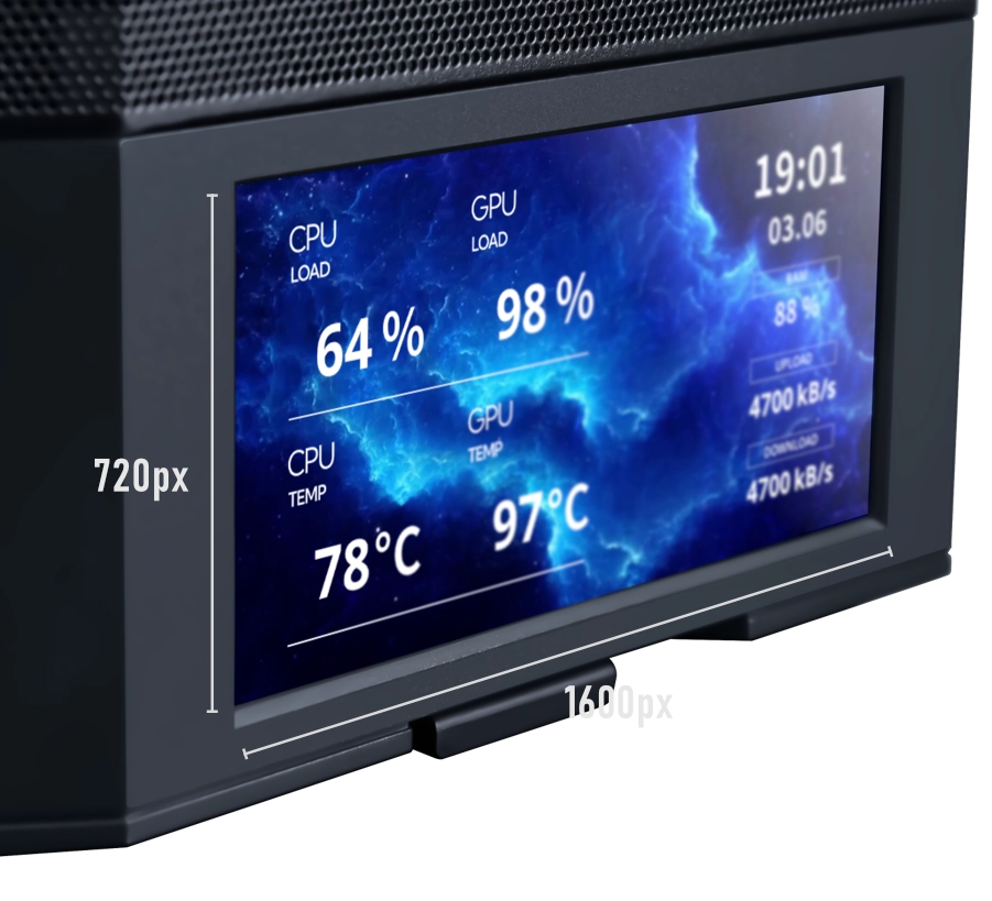 Écran LCD de 6 pouces