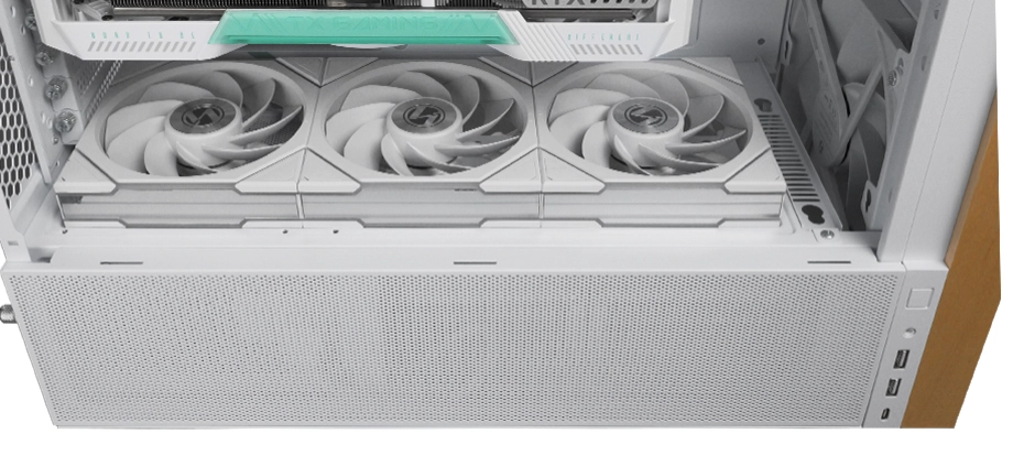 Montage vertical du GPU et installation facile