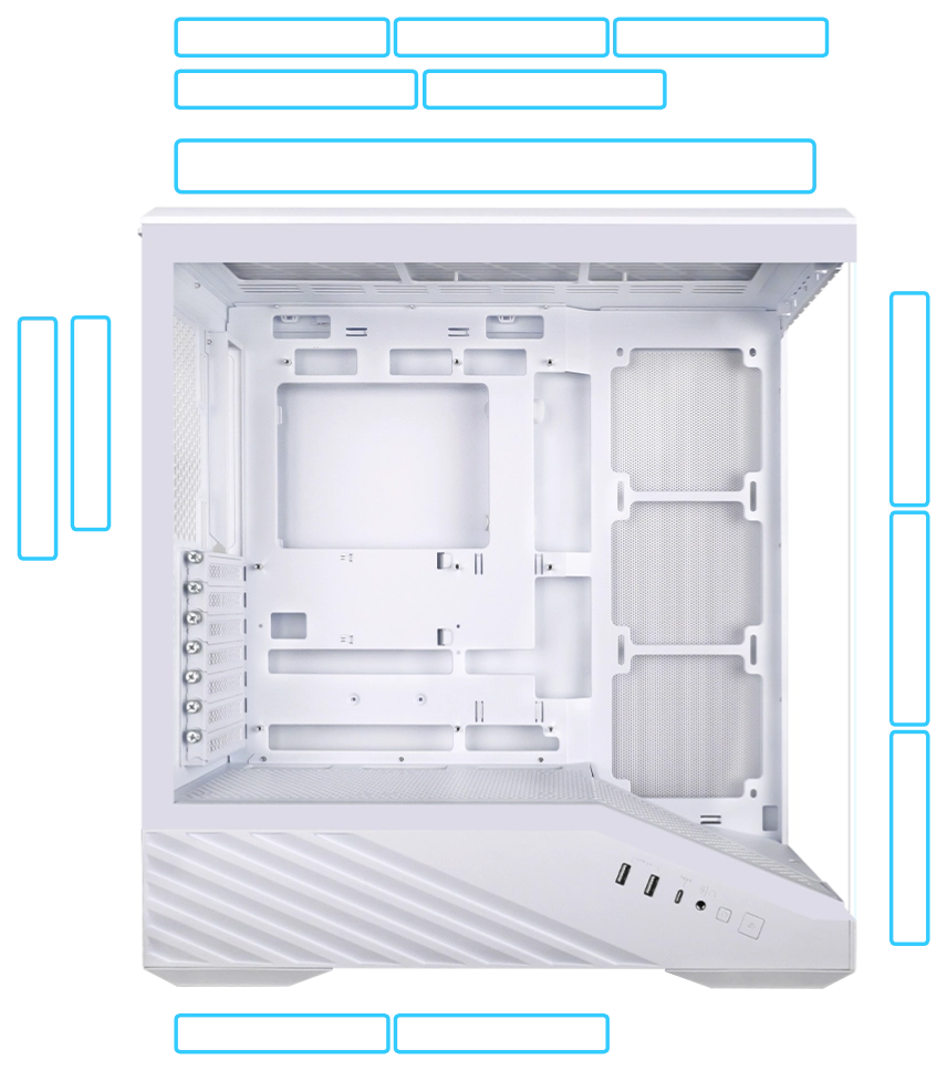 Compatibilité Back-Connect ATX et mATX