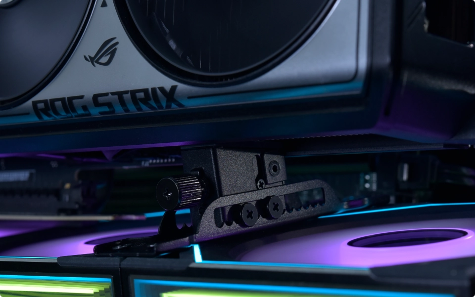 Support anti-sag réglable pour GPU vertical