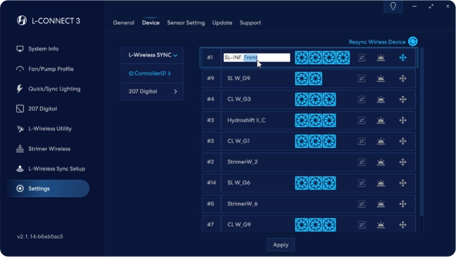 Gestion personnalisée des appareils