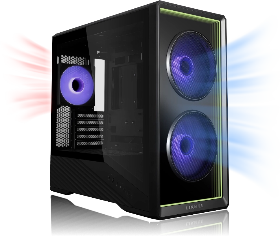 Ventilateurs ARGB infinity préinstallés